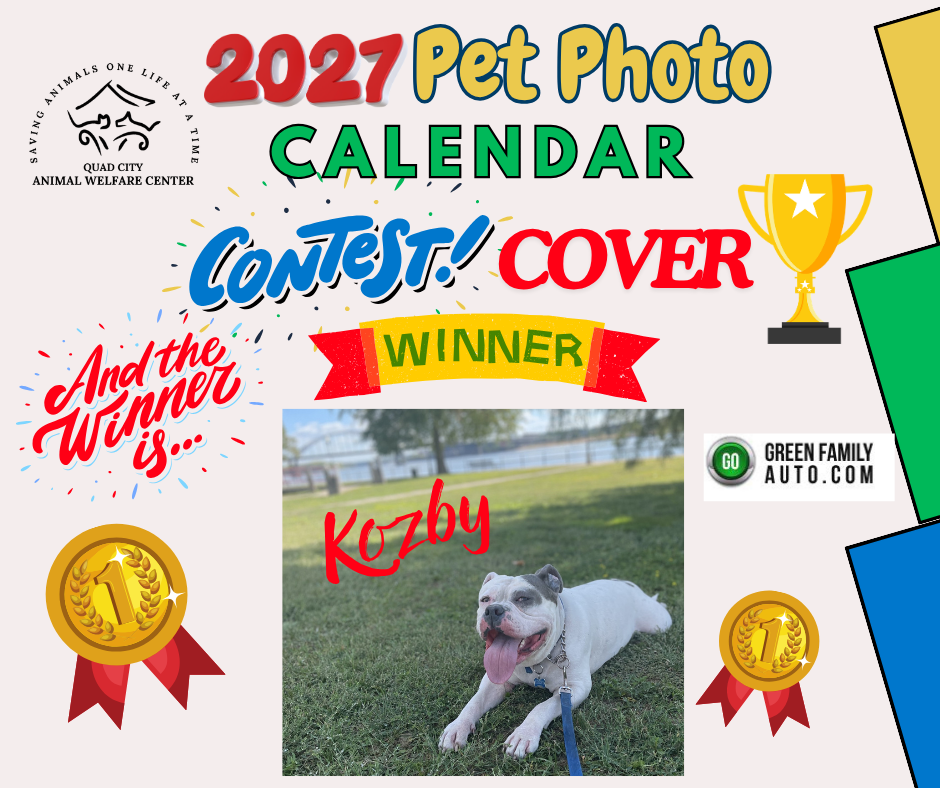 Pet photo calendar contest winner facebook post landscape 1